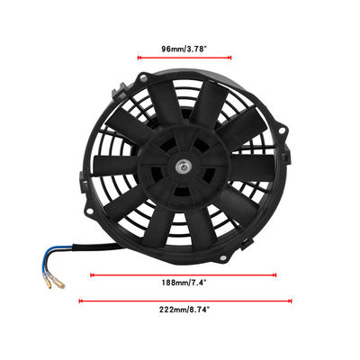 Φανατικός ψύξης ψυγείου για Kia 25380-1F252 70*70*25mm 5V12V24V Μαύρο Πλαστικό Παγκόσμιο